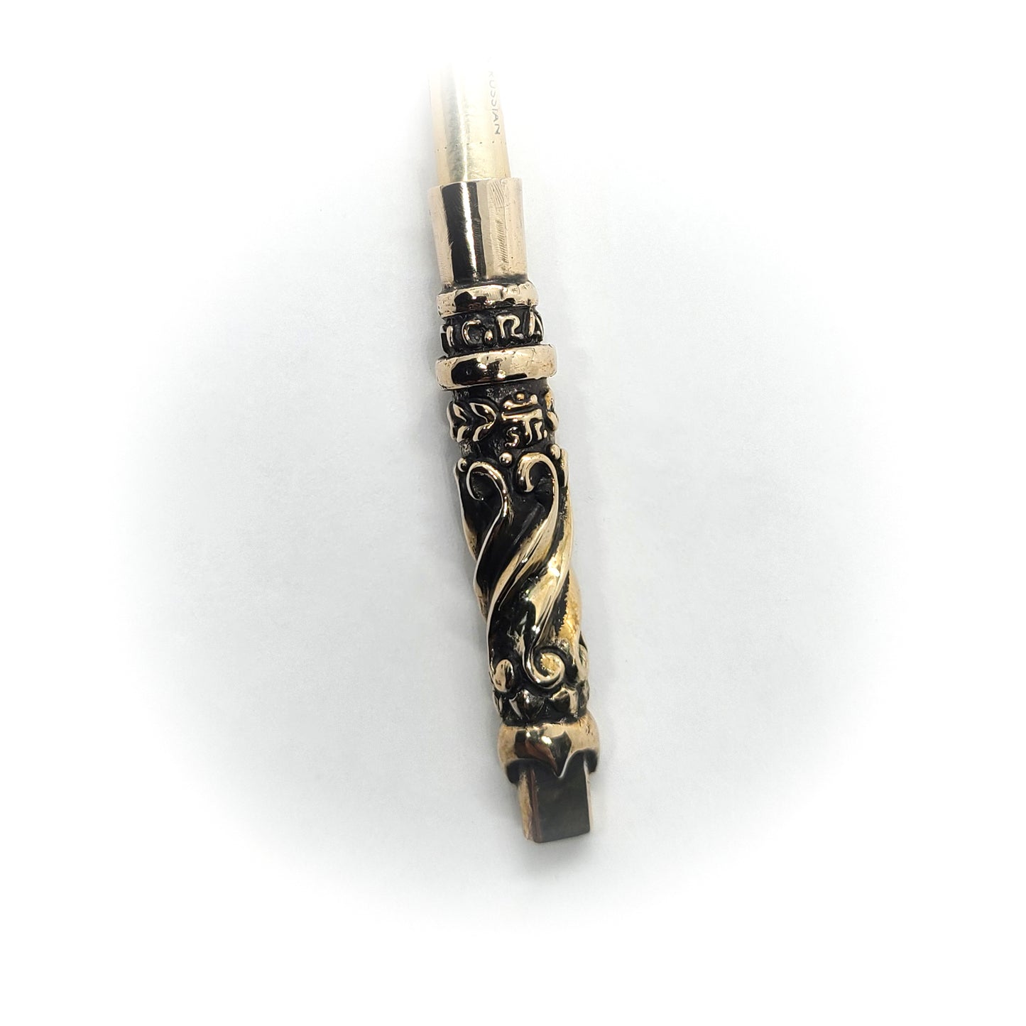 Tribal Design V2 Sterling Silver Cigarette Pipe