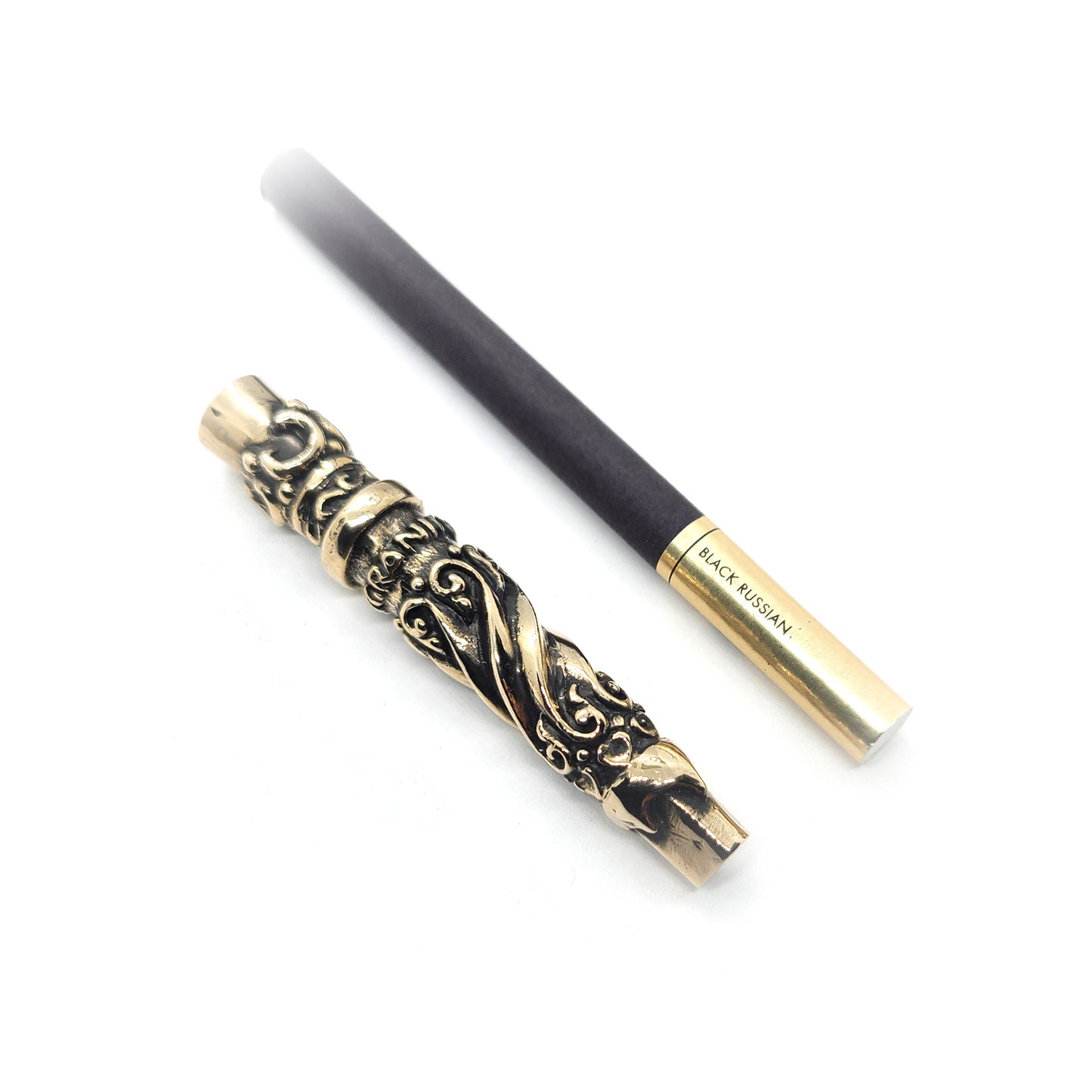 Tribal Design V1 Sterling Silver Cigarette Pipe
