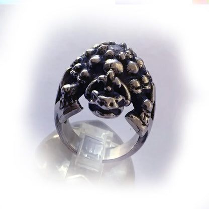 Turtle Ruby Sterling Silver Ring