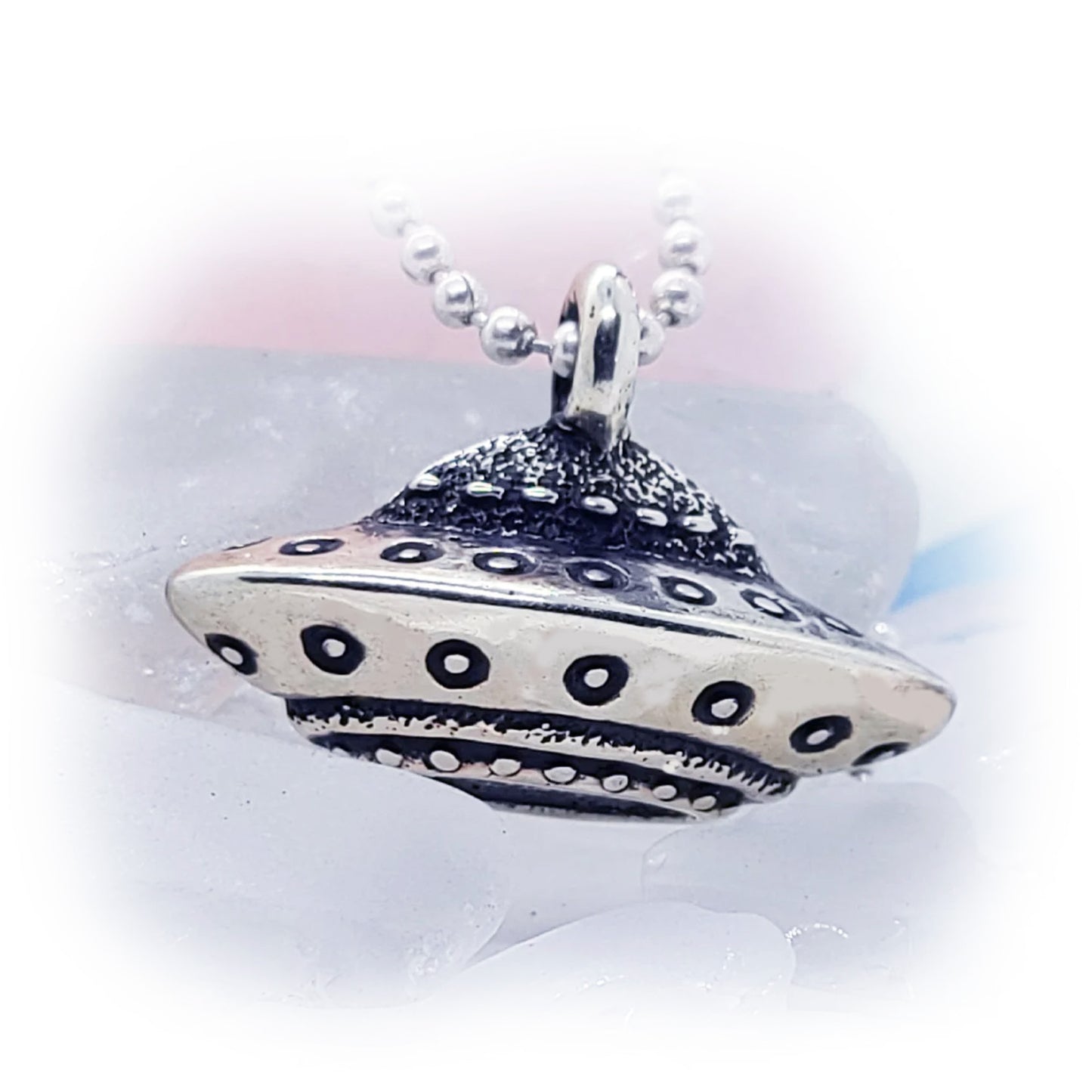 UFO Sterling Silver Pendant