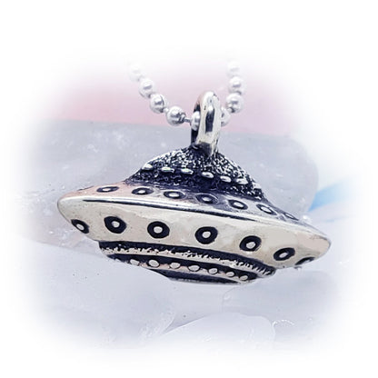 UFO Sterling Silver Pendant