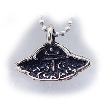 UFO Sterling Silver Pendant