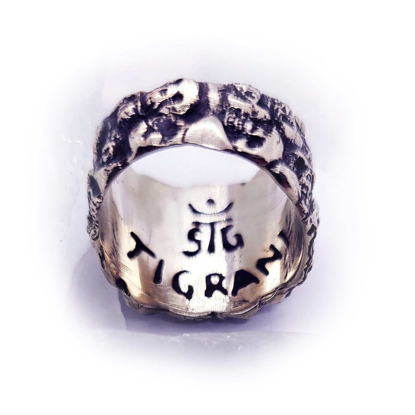 Valley of the Shadow of Death Sterling Silver Ring