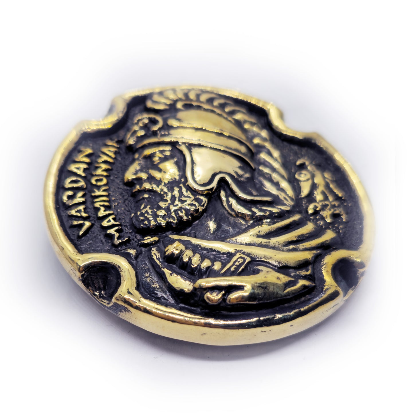 Vardan Mamikonyan Sparapet of Armenia 5th Century Brass Belt Buckle
