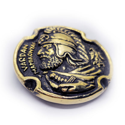 Vardan Mamikonyan Sparapet of Armenia 5th Century Brass Belt Buckle