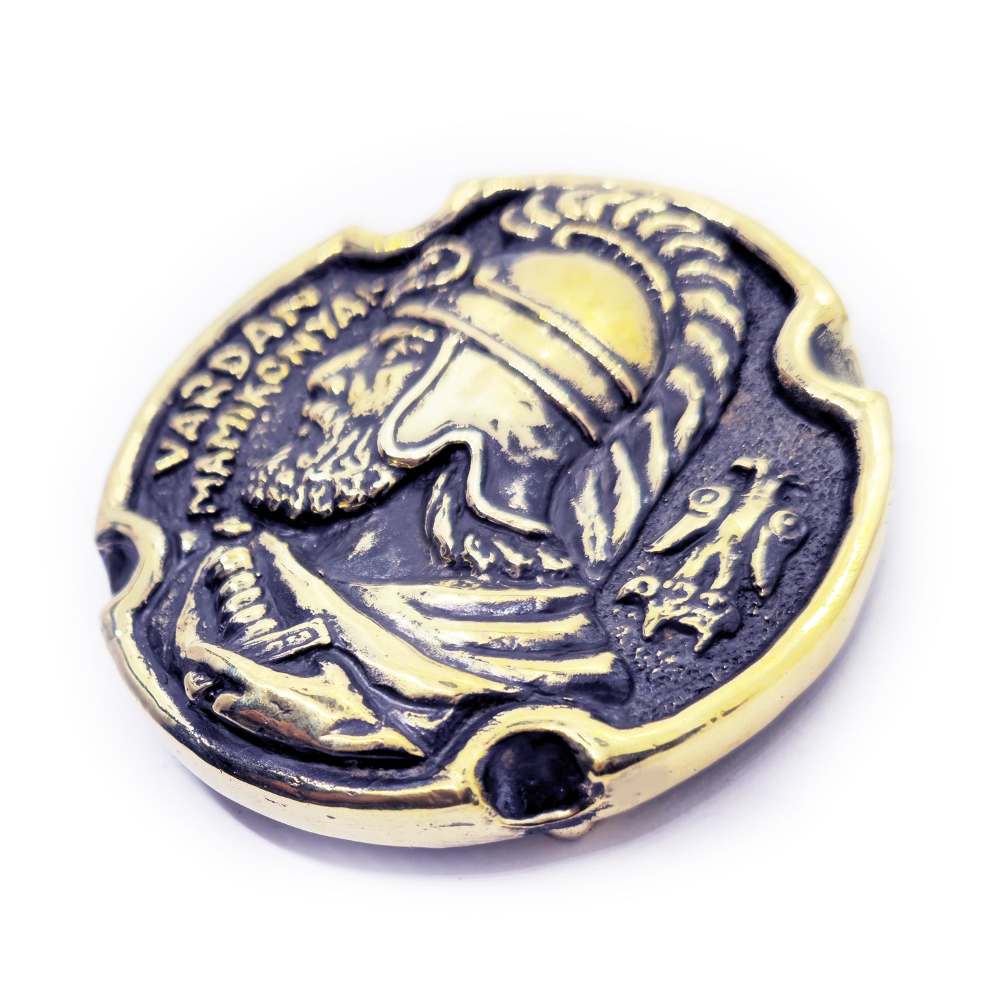 Vardan Mamikonyan Sparapet of Armenia 5th Century Brass Belt Buckle