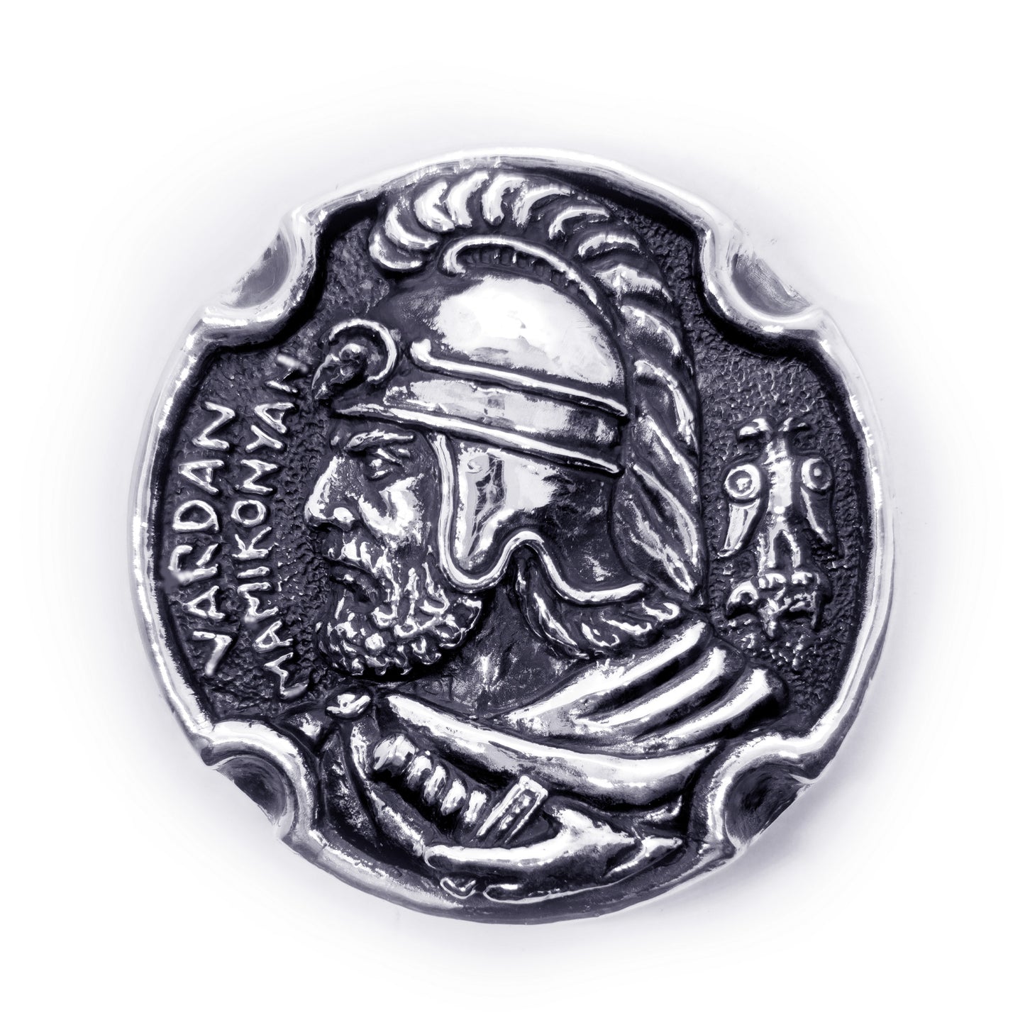 Vardan Mamikonyan Sparapet of Armenia 5th Century Sterling Silver Belt Buckle