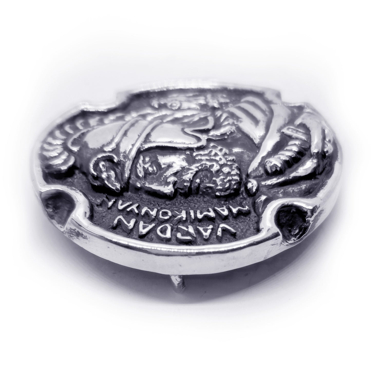 Vardan Mamikonyan Sparapet of Armenia 5th Century Sterling Silver Belt Buckle