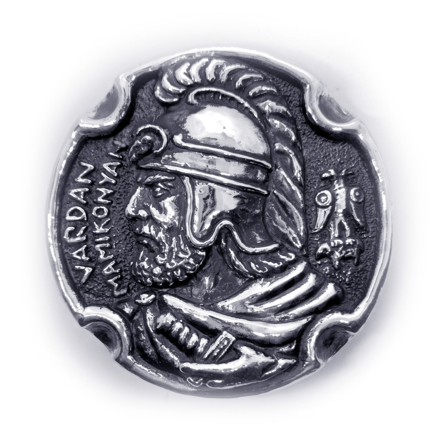 Vardan Mamikonyan Sparapet of Armenia 5th Century Sterling Silver Belt Buckle