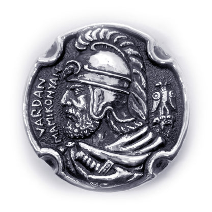 Vardan Mamikonyan Sparapet of Armenia 5th Century Sterling Silver Belt Buckle