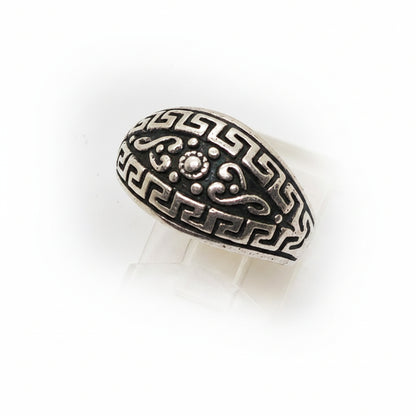 Ancient Vintage Classic Design Sterling Silver Ring V6