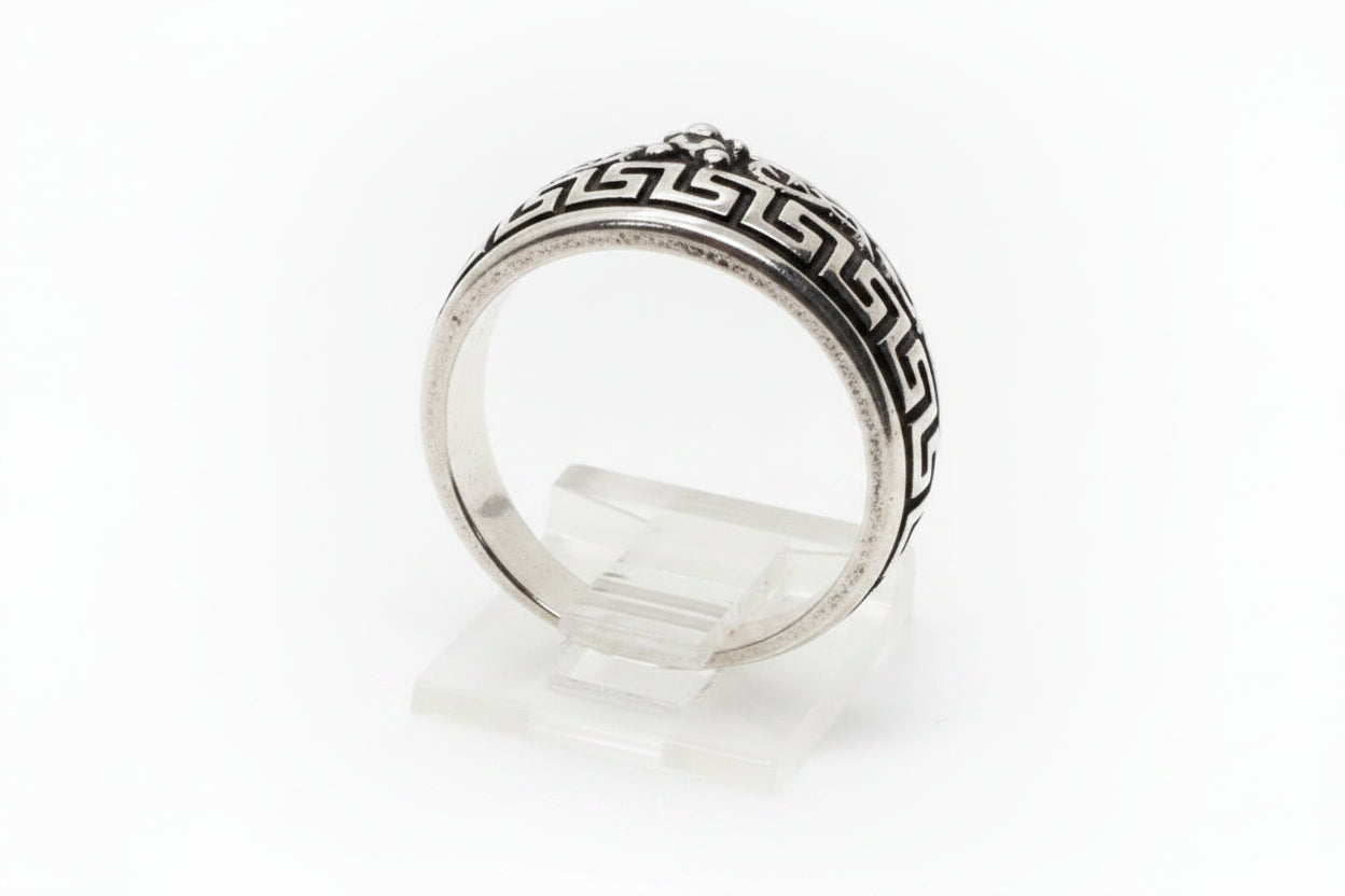 Ancient Vintage Classic Design Sterling Silver Ring V6