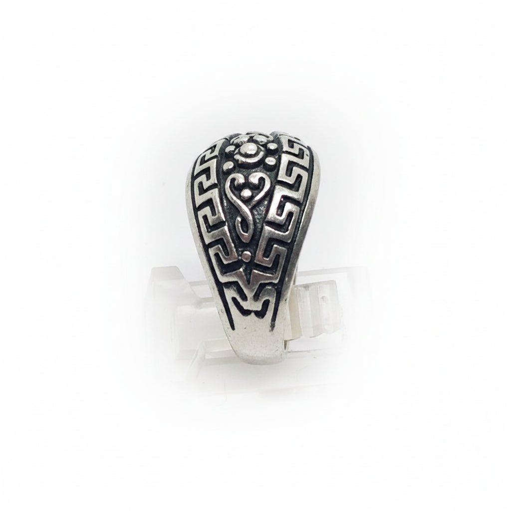 Ancient Vintage Classic Design Sterling Silver Ring V6