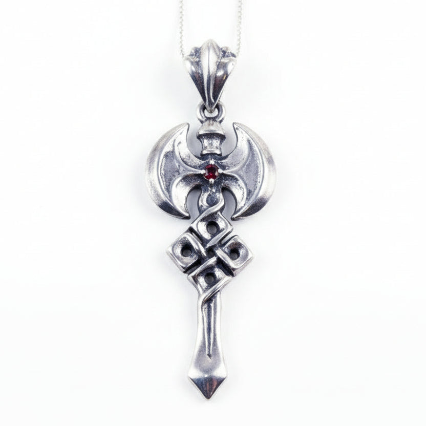 Viking Axe Sterling Silver Pendant