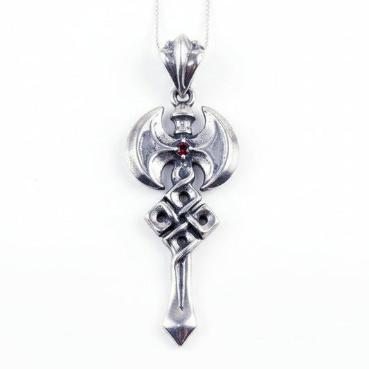Viking Axe Sterling Silver Pendant