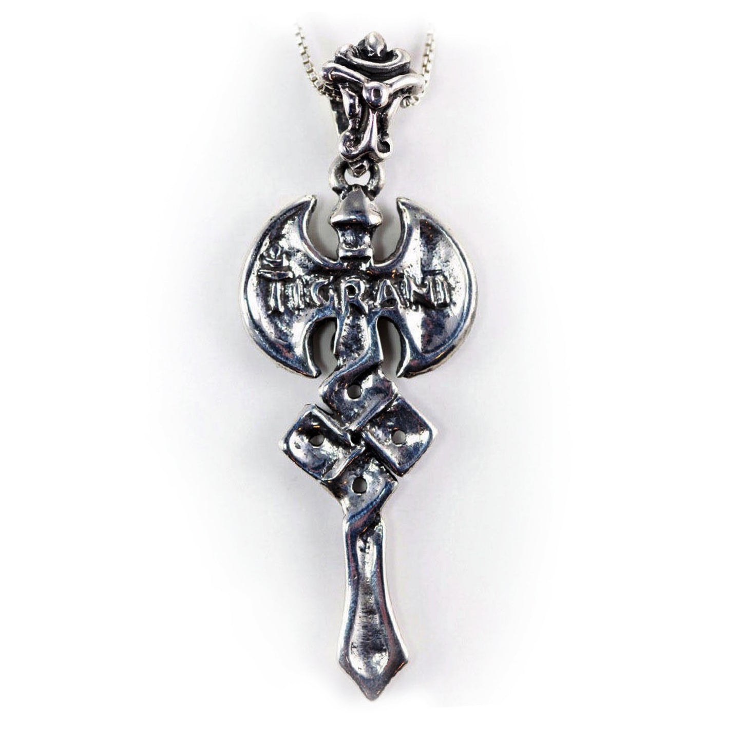 Viking Axe Sterling Silver Pendant