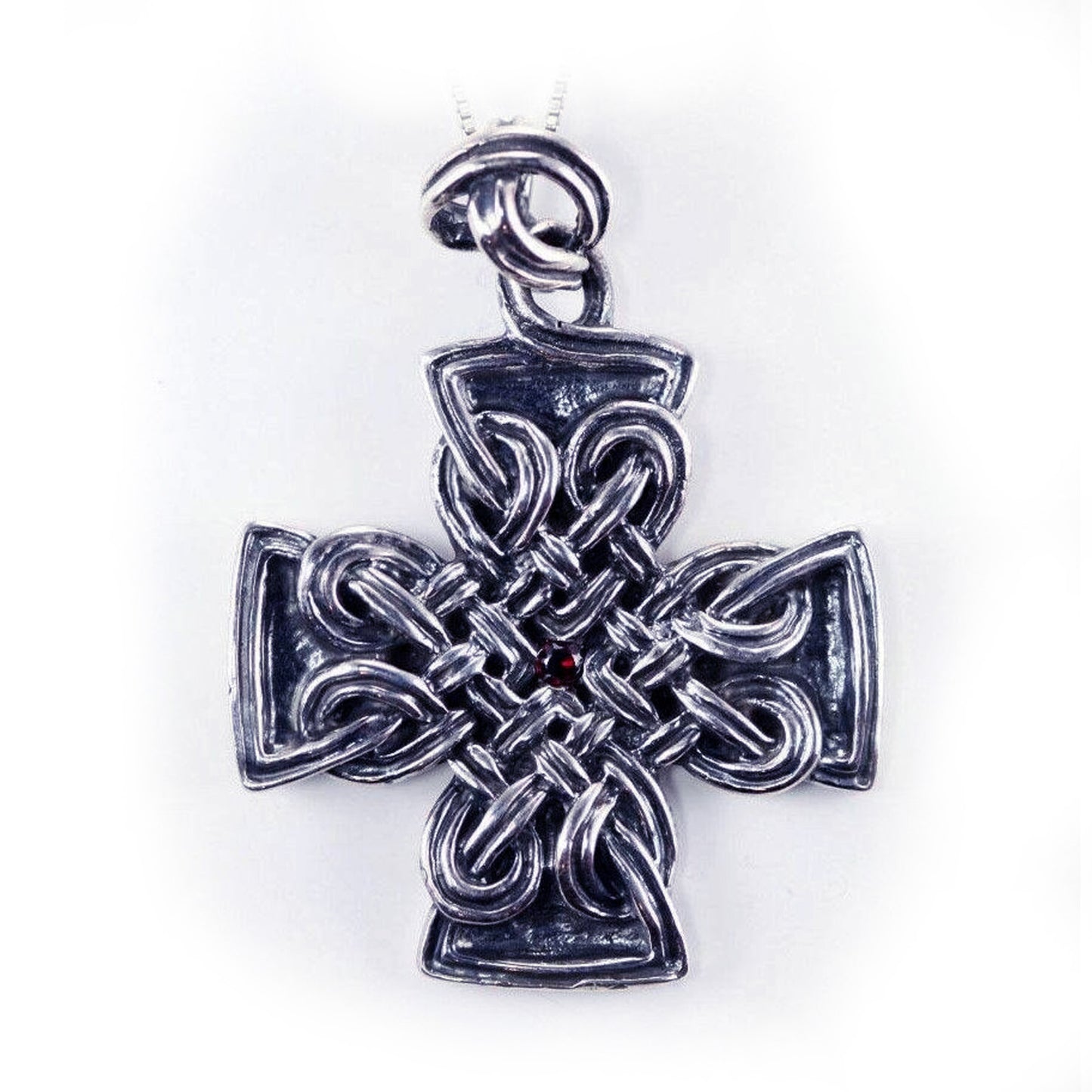 Vintage Sterling Silver Cross Pendant