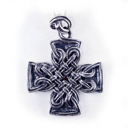 Vintage Sterling Silver Cross Pendant