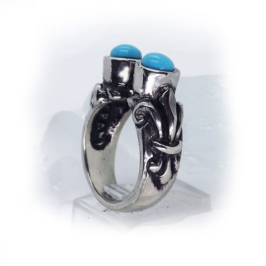 Vintage Turquoise Sterling Silver Ring