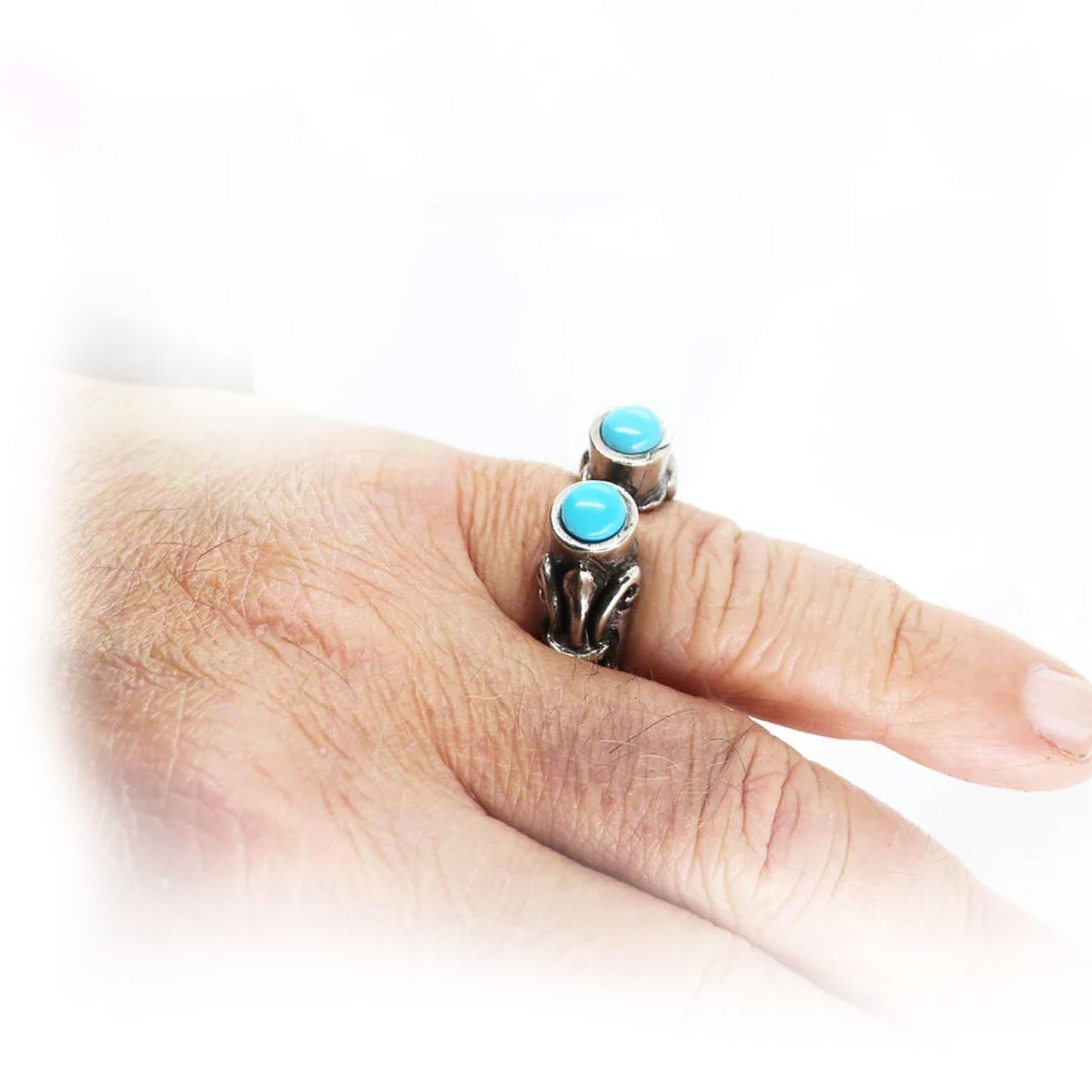Vintage Turquoise Sterling Silver Ring