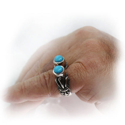 Vintage Turquoise Sterling Silver Ring