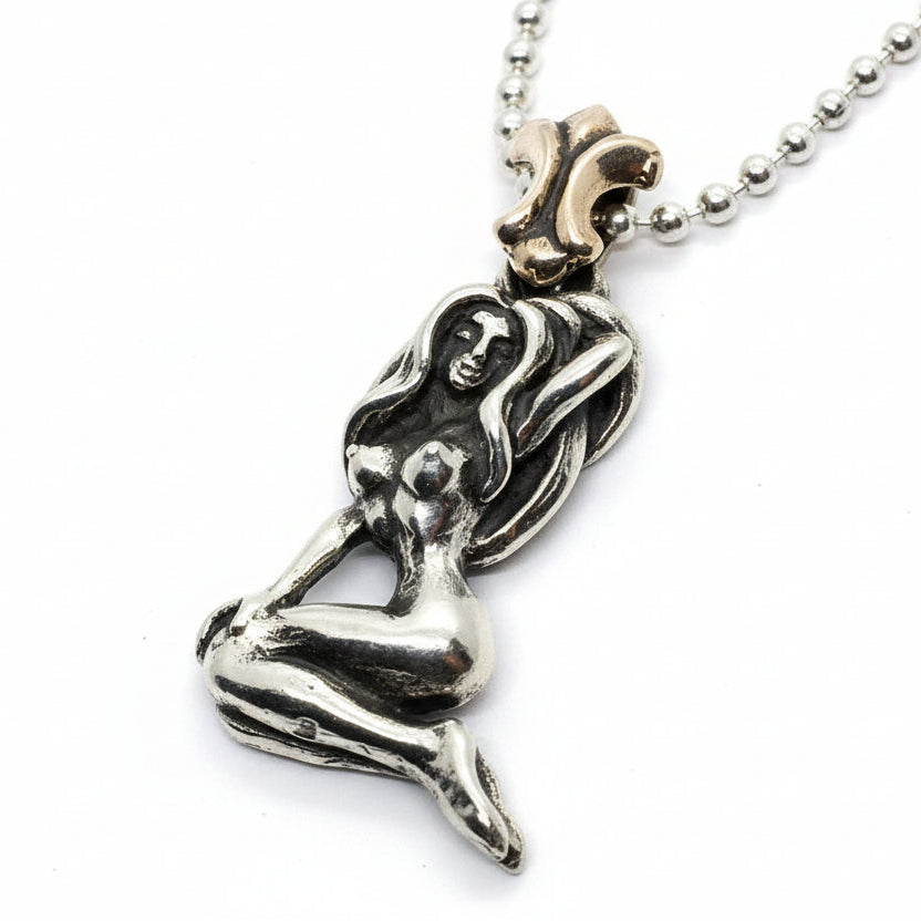 Virgin Girl  Sterling Silver Pendant