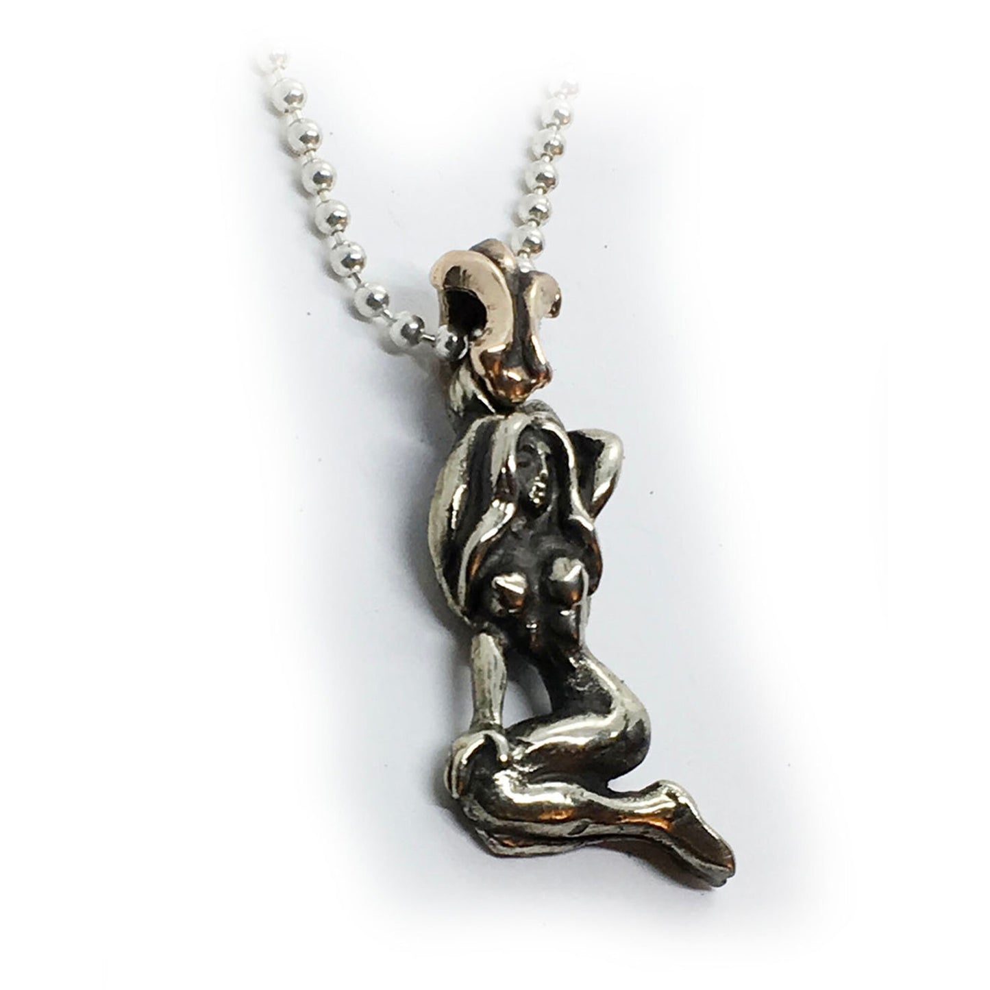 Virgin Girl  Sterling Silver Pendant