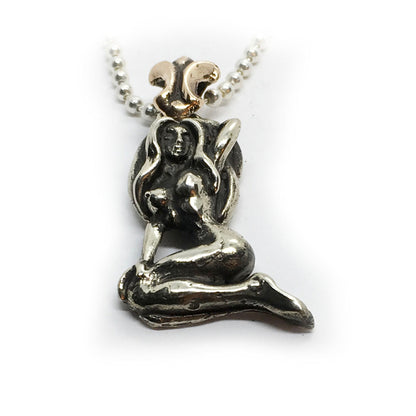 Virgin Girl  Sterling Silver Pendant