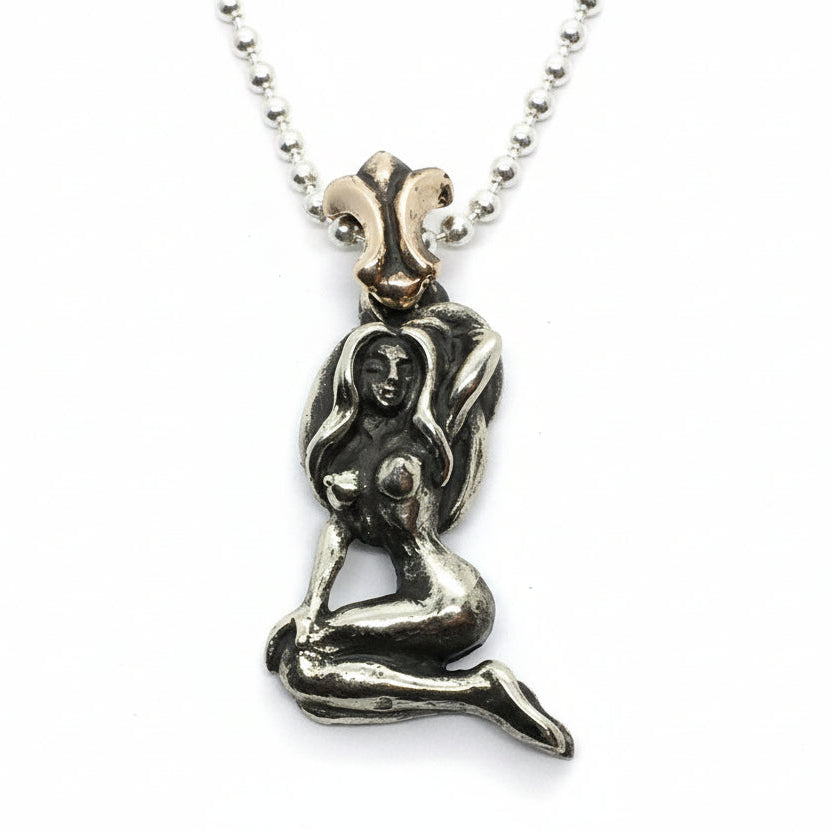 Virgin Girl  Sterling Silver Pendant