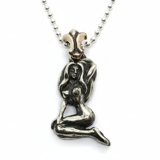 Virgin Girl  Sterling Silver Pendant