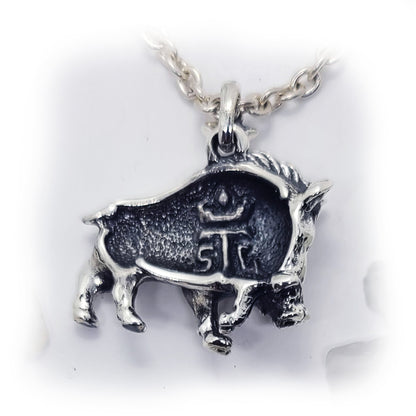 Warthog Sterling Silver Pendant