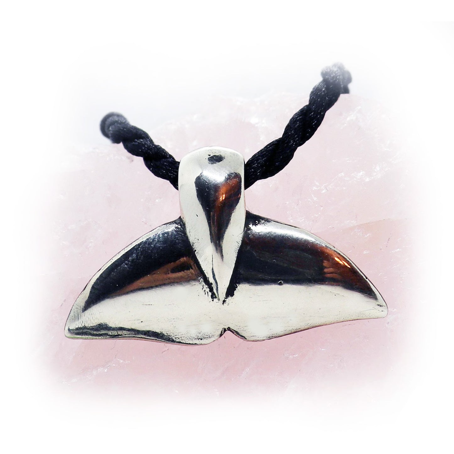 Whale Tail Sterling Silver Pendant
