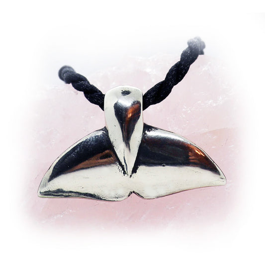Whale Tail Sterling Silver Pendant