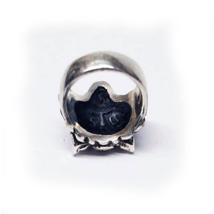 Wolf angry sterling Silver Ring