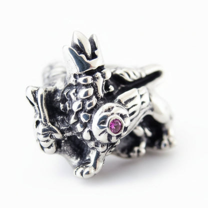 YEREVAN Sterling Silver Ring with Ruby