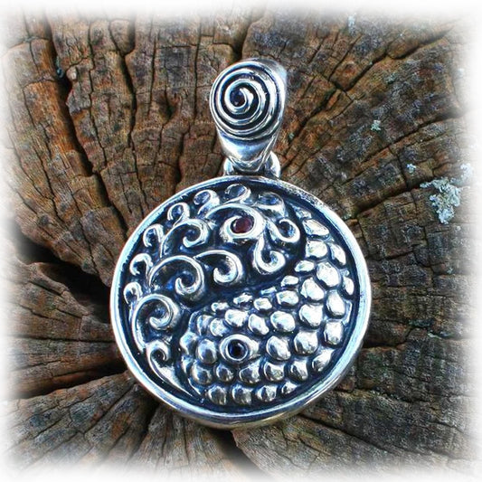 Yin-Yang Power Sterling Silver Pendant