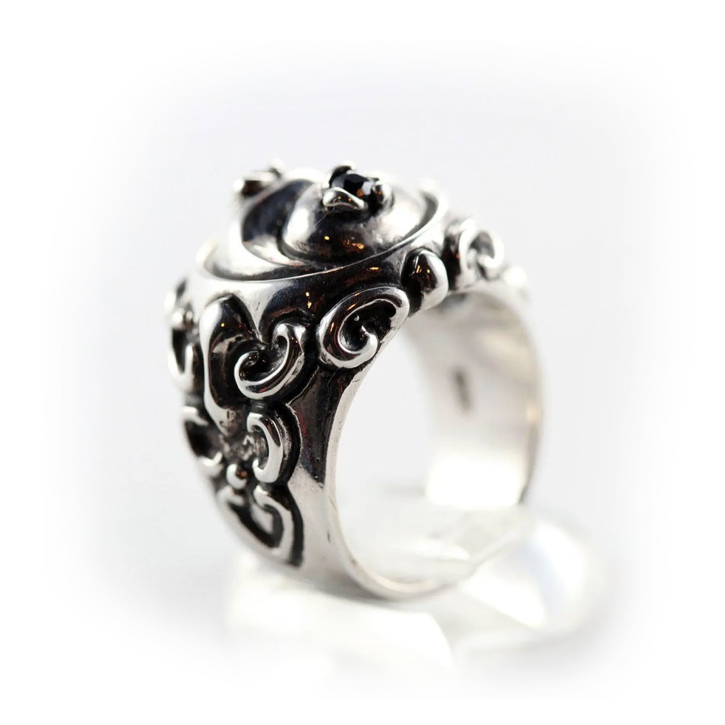 Yin-Yang Sterling Silver Ring V2