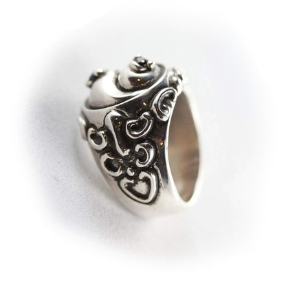 Yin-Yang Sterling Silver Ring V2