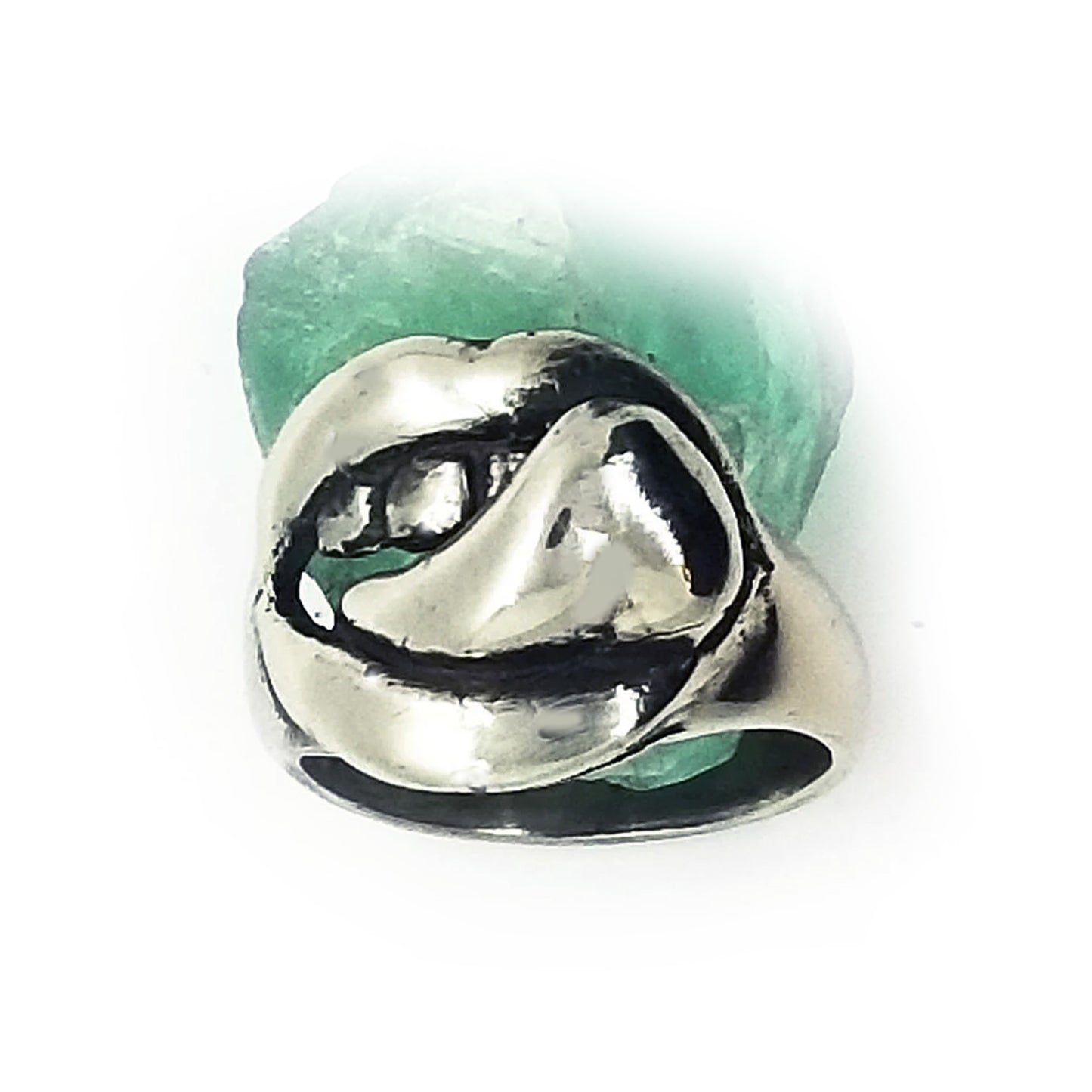 Hot Tongue Sterling Silver Ring
