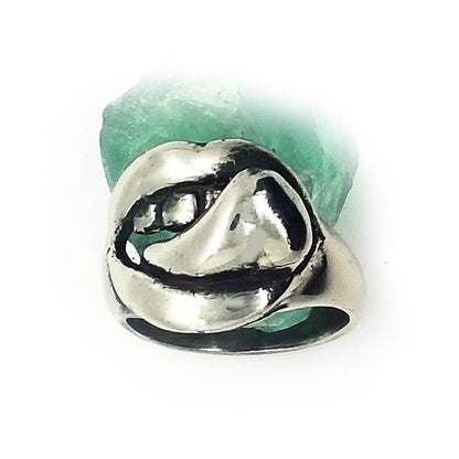 Hot Tongue Sterling Silver Ring