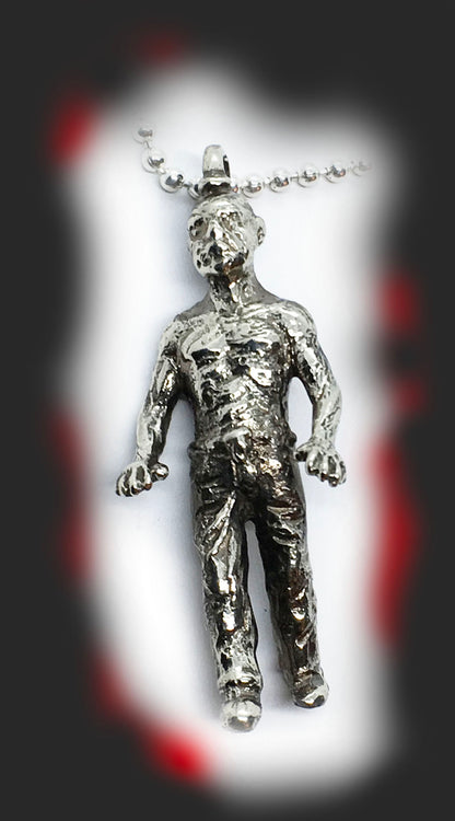 Halloween Zombie Sterling Silver Pendant