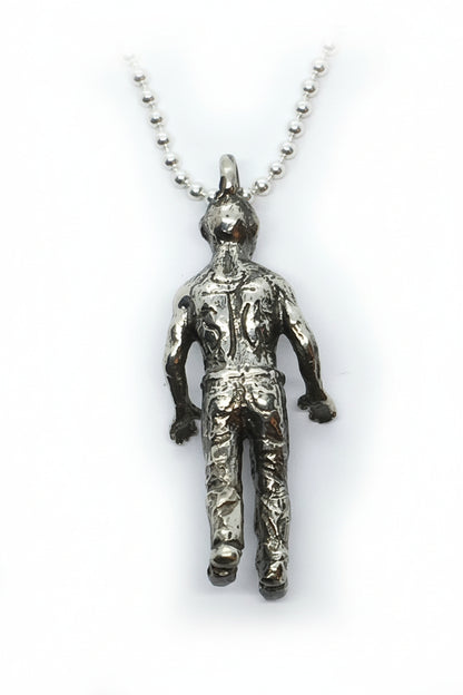 Halloween Zombie Sterling Silver Pendant