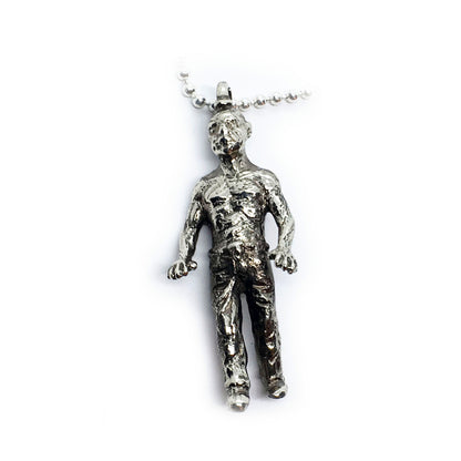 Halloween Zombie Sterling Silver Pendant