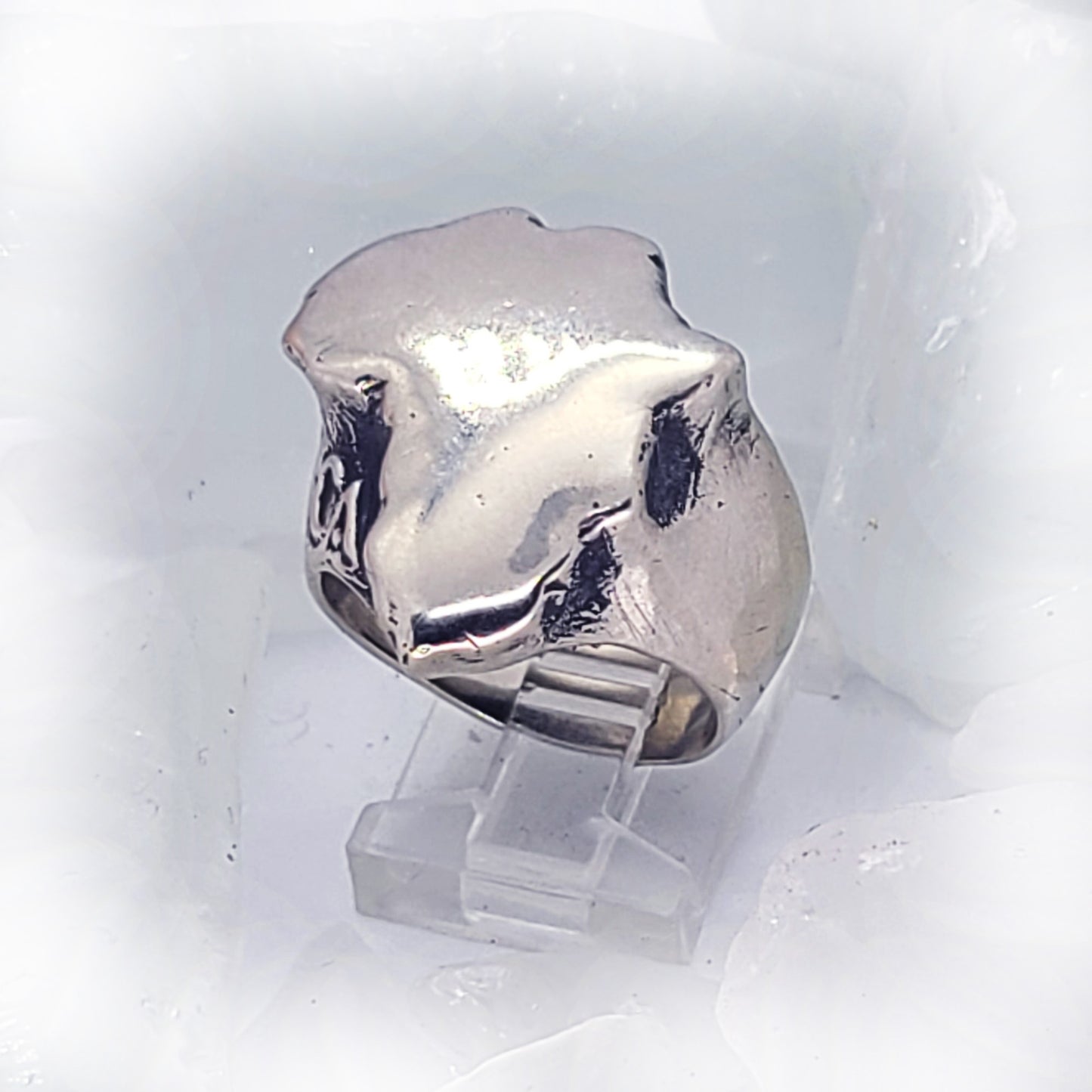 Map of Africa Sterling Silver Ring