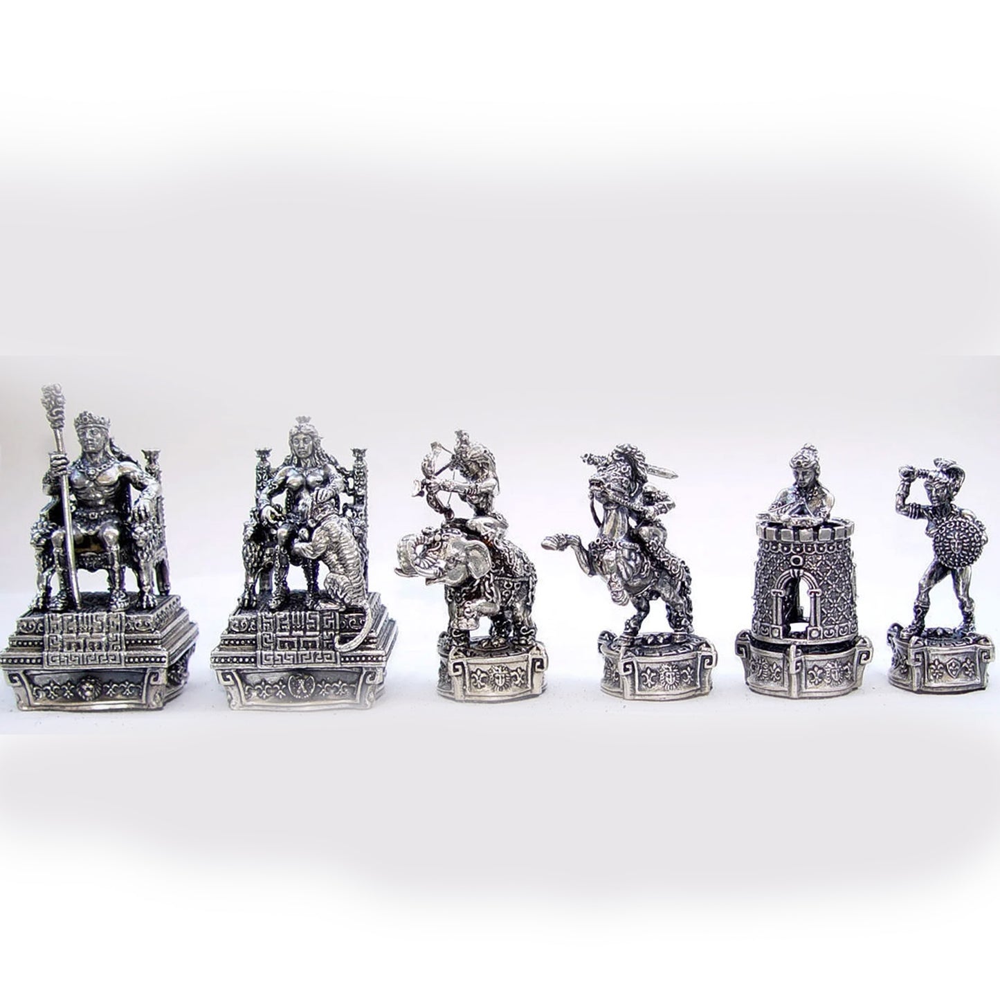Tigrani Amazon Sterling Silver Chess set