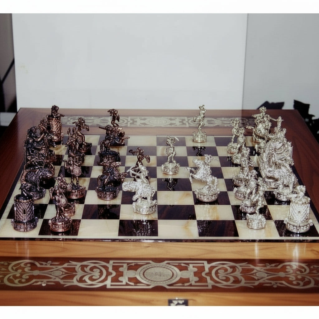 Tigrani Amazon Sterling Silver Chess set