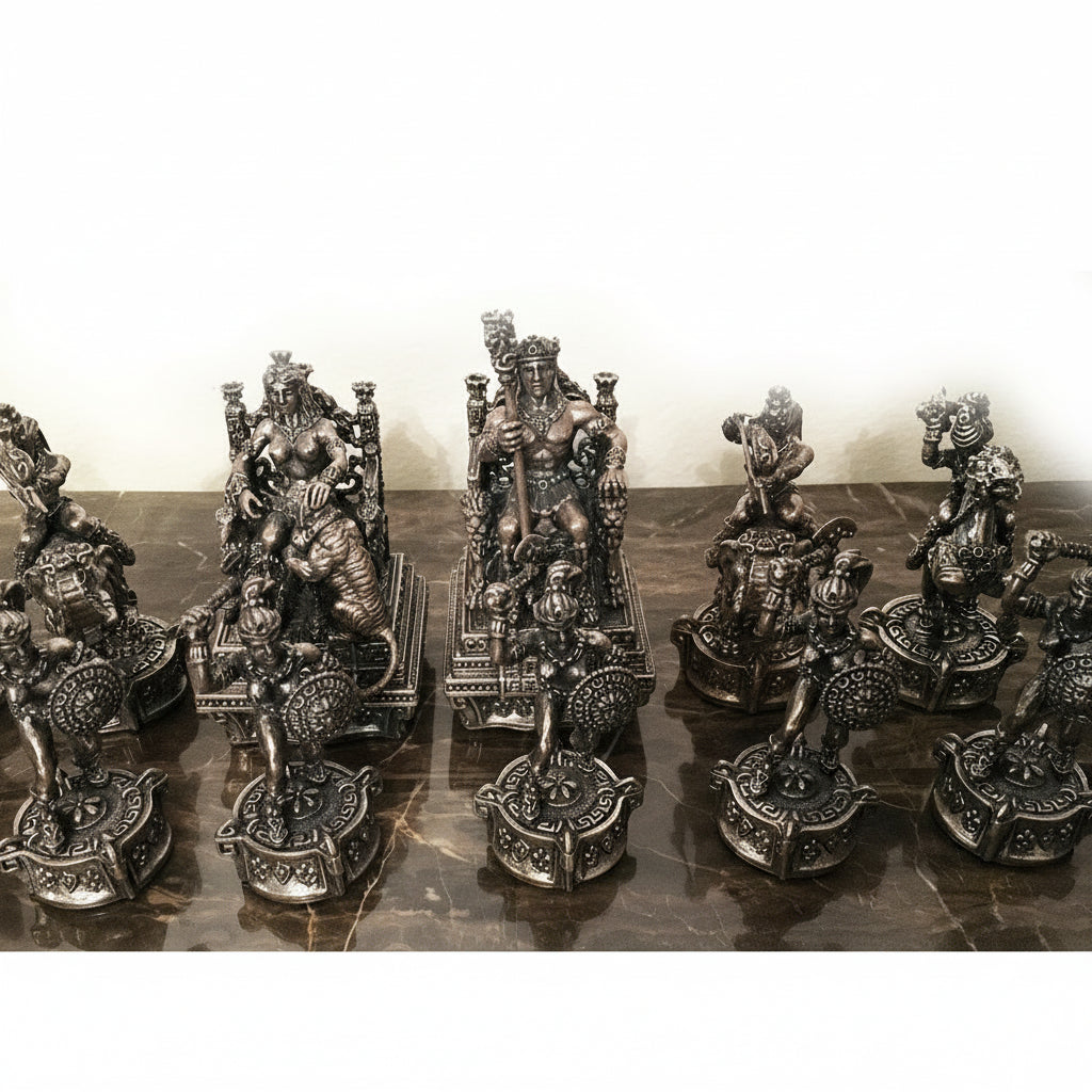 Tigrani Amazon Sterling Silver Chess set
