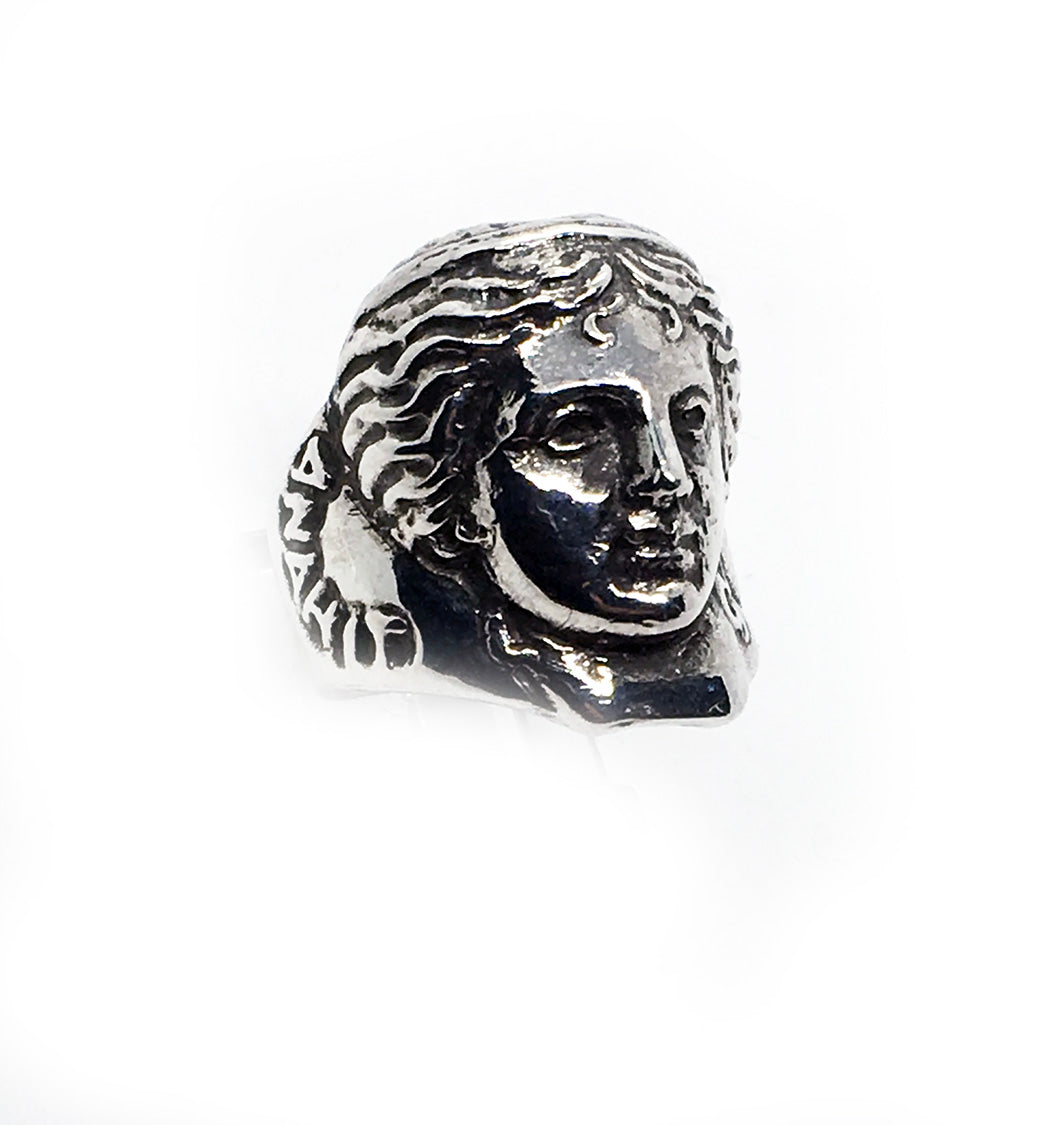 Anahit Goddess Sterling Silver Armenian Ring