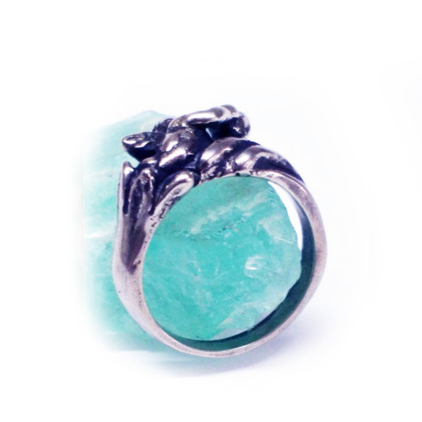 Angel Small Sterling Silver Ring