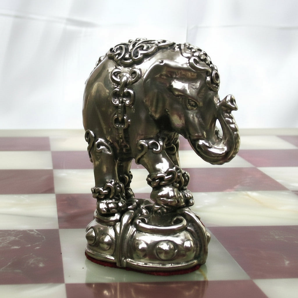 Tigrani “Animal Kingdom” Sterling Silver Chess set